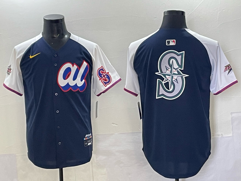 Men Seattle Mariners blank blue MLB All Star 2025 Nike jersey 001